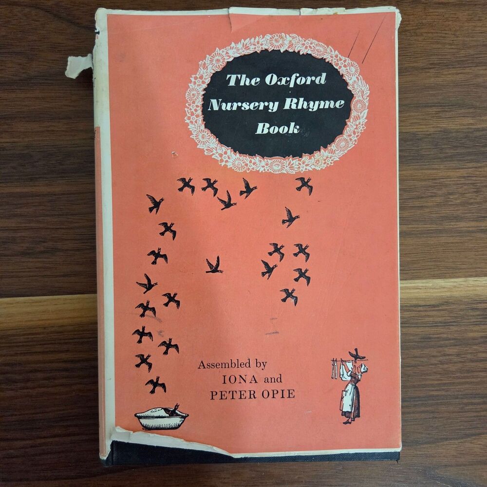 The Oxford Nursery Rhyme Book Iona And Peter Opie Hardcover Vintage 1955